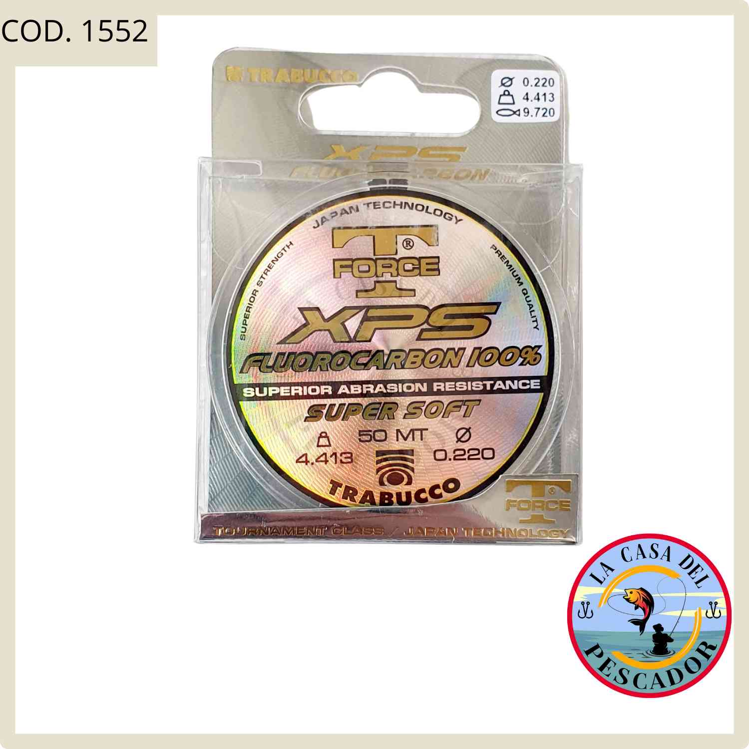 FLUOROCARBON TRABUCCO T FORCE XPS 0.22MM